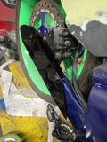 STG Swingarm cover fits side mount tag (gloss black)
