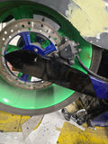 STG Swingarm cover fits side mount tag (gloss black)